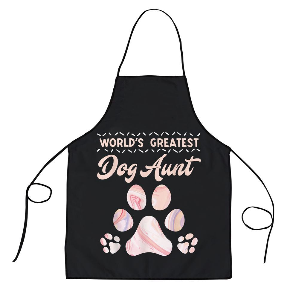 Mother's Day Apron, Dog Lover Worlds Best Aunt Mothers Day Best Aunts Apron, Mom Gift, Mother's Day Gift, Funny Apron For Women