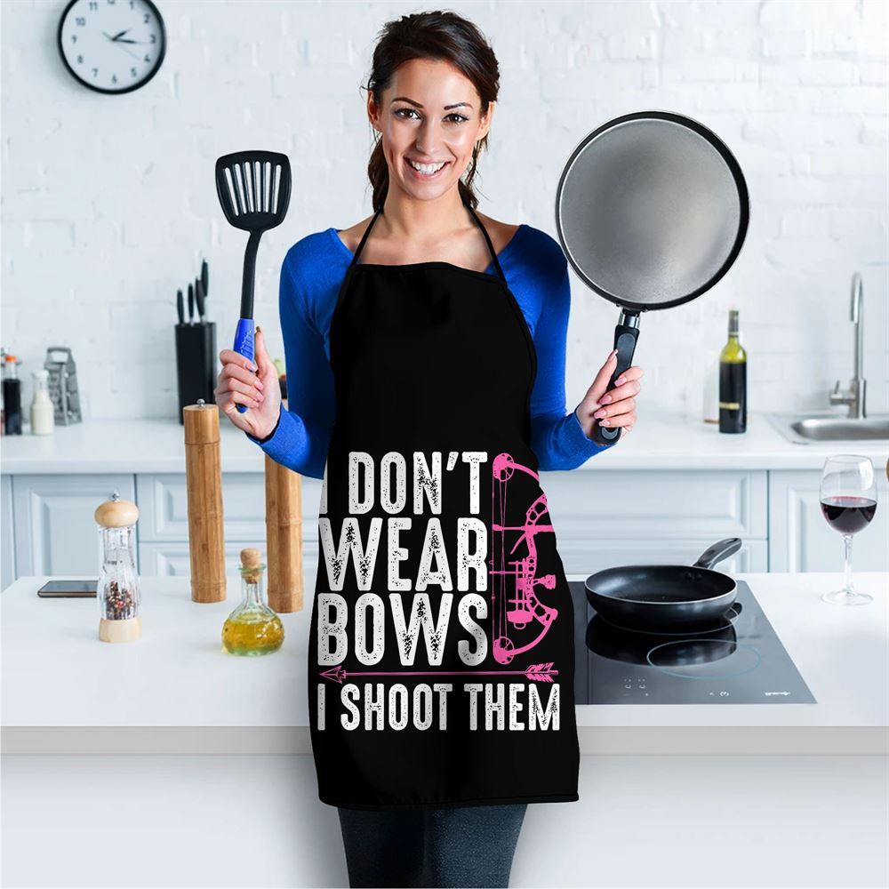 Mother's Day Apron, Funny Archery Gift For Women Bow Hunting Archer Mothers Day Apron, Mom Gift, Mother's Day Gift, Funny Apron For Women