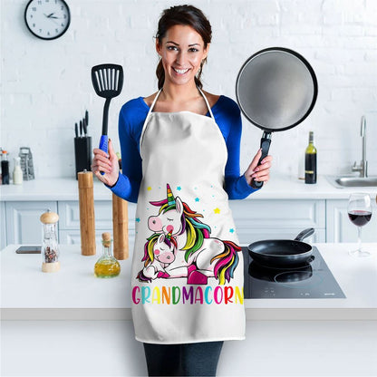Mother's Day Apron, Funny Grandmacorn Unicorn Costume Grandma Mom Mothers Day Apron, Mom Gift, Mother's Day Gift, Funny Apron For Women