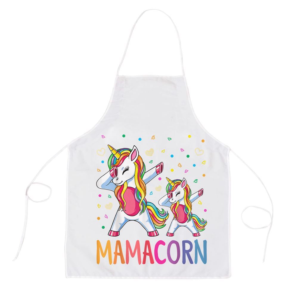 Mother's Day Apron, Funny Mamacorn Unicorn Costume Mom Mothers Day Apron, Mom Gift, Mother's Day Gift, Funny Apron For Women