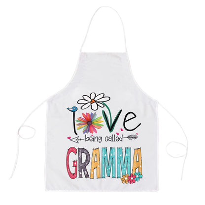 Mother's Day Apron, Gramma Gift I Love Being Called Mothers Day Apron, Mom Gift, Mother's Day Gift, Funny Apron For Women