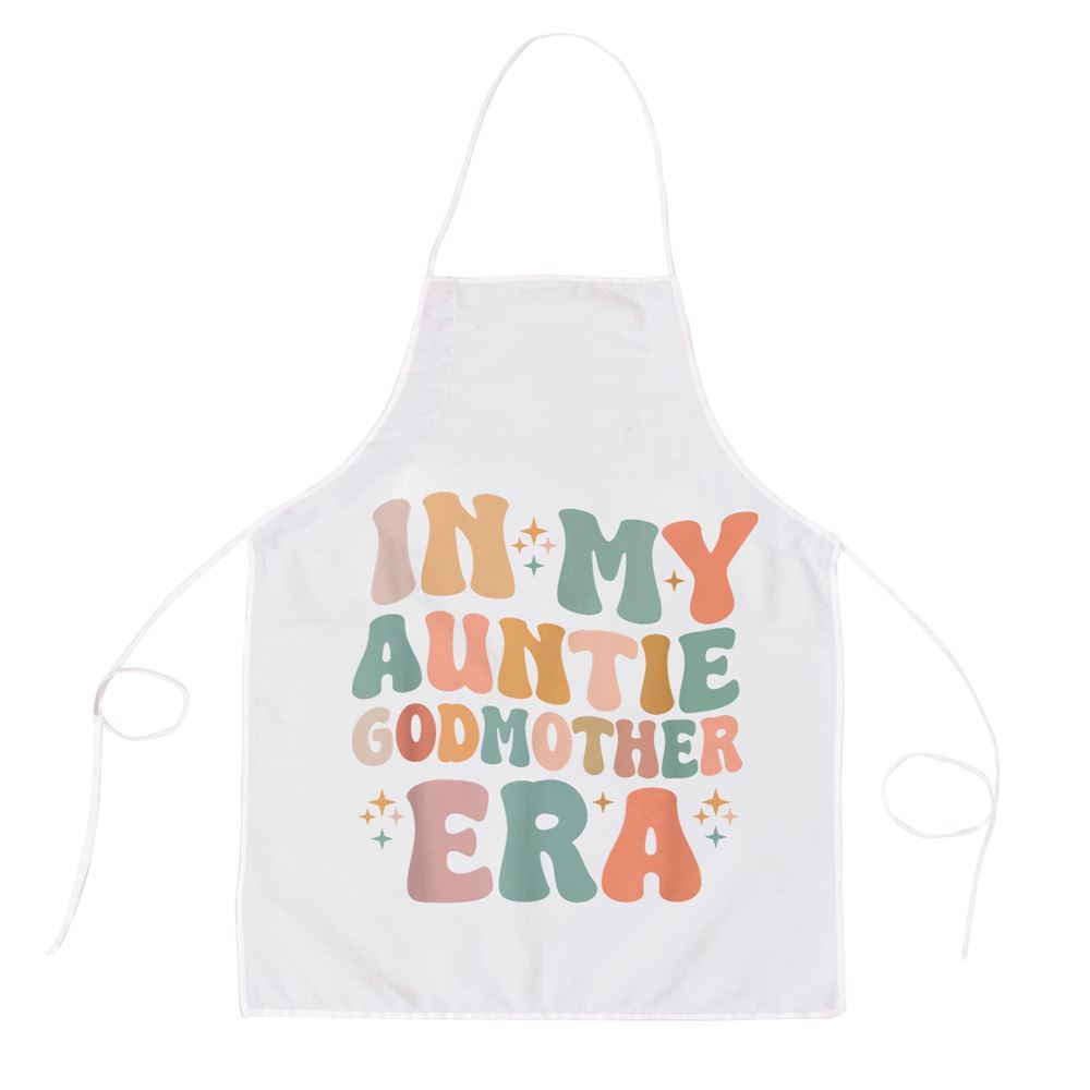 Mother's Day Apron, In My Auntie Godmother Era Announcement For Mothers Day Apron, Mom Gift, Mother's Day Gift, Funny Apron For Women