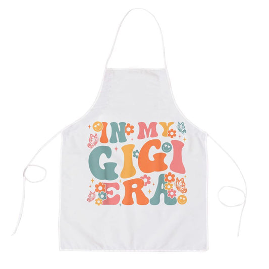 Mother's Day Apron, In My Gigi Era Baby Announcement For Grandma Mothers Day Apron, Mom Gift, Mother's Day Gift, Funny Apron For Women
