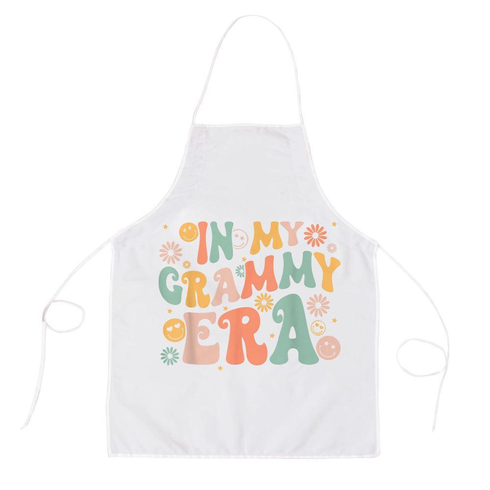 Mother's Day Apron, In My Grammy Era Baby Announcement For Grandma Mothers Day Apron, Mom Gift, Mother's Day Gift, Funny Apron For Women
