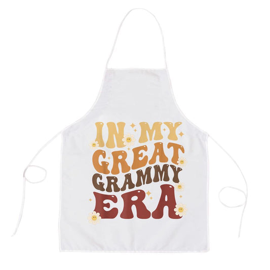 Mother's Day Apron, In My Grammy Era Baby Announcement Grandma Mothers Day Apron, Mom Gift, Mother's Day Gift, Funny Apron For Women