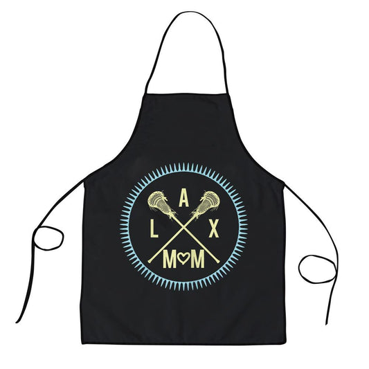 Mother's Day Apron, Lax Mom Lacrosse Mothers Day Lax Mum Graphic Apron, Mom Gift, Mother's Day Gift, Funny Apron For Women