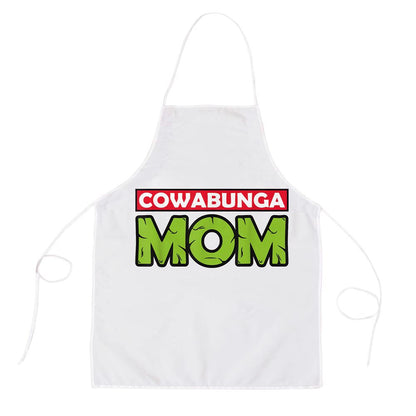 Mother's Day Apron, Mademark X Teenage Mutant Ninja Turtles Cowabunga Mom Mothers Day Apron, Mom Gift, Mother's Day Gift, Funny Apron For Women