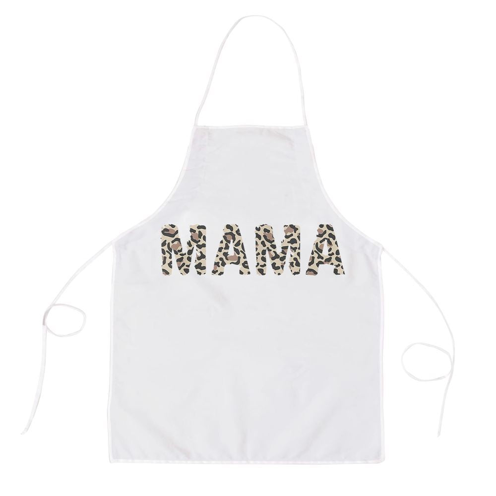 Mother's Day Apron, Mama Leopard Cheetah Printmothers Day Gift Apron, Mom Gift, Mother's Day Gift, Funny Apron For Women