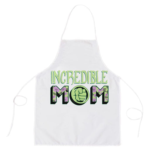 Mother's Day Apron, Marvel Mothers Day Hulk Incredible Mom Apron, Mom Gift, Mother's Day Gift, Funny Apron For Women