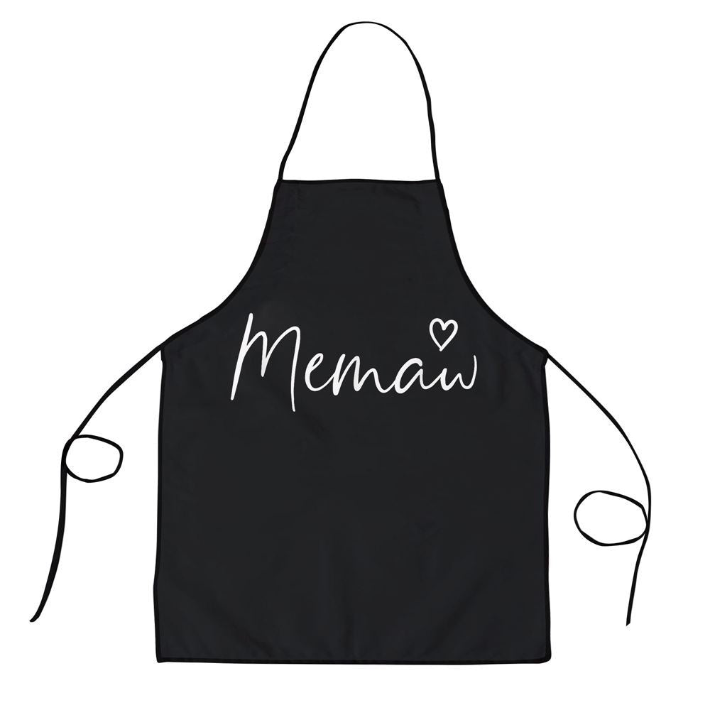 Mother's Day Apron, Memaw Gifts For Women Grandma Heart Mothers Day Memaw Apron, Mom Gift, Mother's Day Gift, Funny Apron For Women