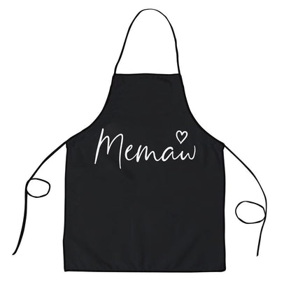 Mother's Day Apron, Memaw Gifts For Women Grandma Heart Mothers Day Memaw Apron, Mom Gift, Mother's Day Gift, Funny Apron For Women