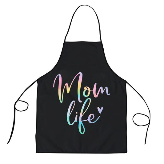 Mother's Day Apron, Mom Life Gifts For Women Mom Life Heart Mama Tie Dye Apron, Mom Gift, Mother's Day Gift, Funny Apron For Women