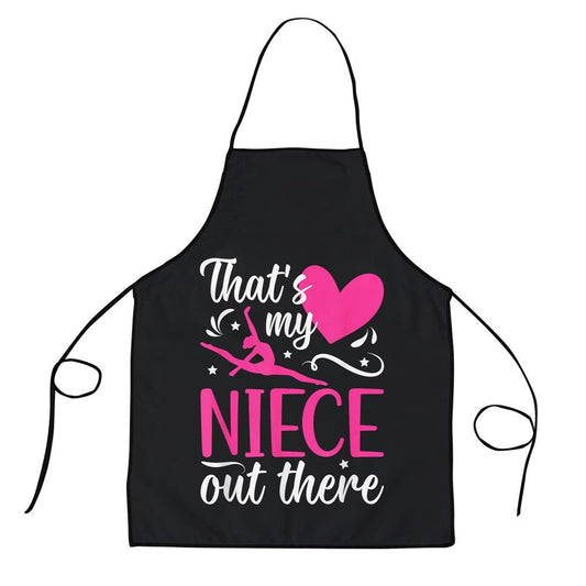 Mother's Day Apron, My Niece Gymnastics Aunt Of A Gymnast Auntie Apron, Mom Gift, Mother's Day Gift, Funny Apron For Women