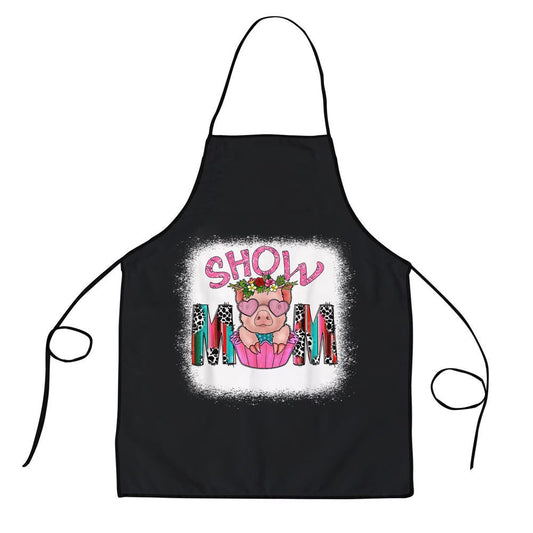 Mother's Day Apron, Show Mom Pig Print Leopard For Mothers Day Pig Lovers Apron, Mom Gift, Mother's Day Gift, Funny Apron For Women