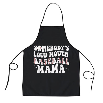 Mother's Day Apron, Somebodys Loud Mouth Baseball Mama Mothers Day Mom Life Apron, Mom Gift, Mother's Day Gift, Funny Apron For Women
