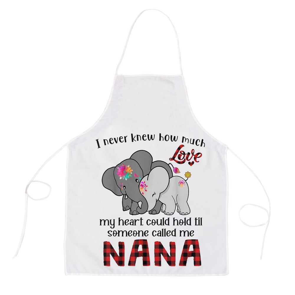 Mother's Day Apron, Someone Called Me Nana Elephants Cute Mothers Day Apron, Mom Gift, Mother's Day Gift, Funny Apron For Women