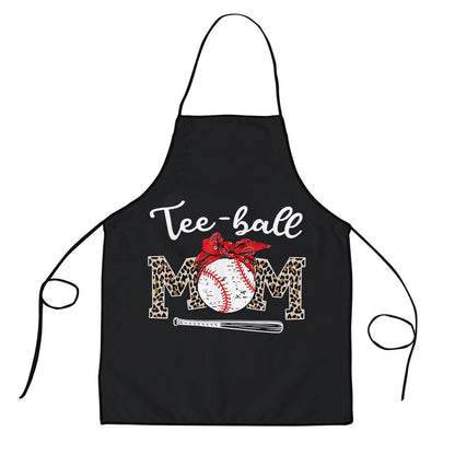 Mother's Day Apron, Teeball Mom Leopard Funny Teeball Mom Mothers Day Apron, Mom Gift, Mother's Day Gift, Funny Apron For Women