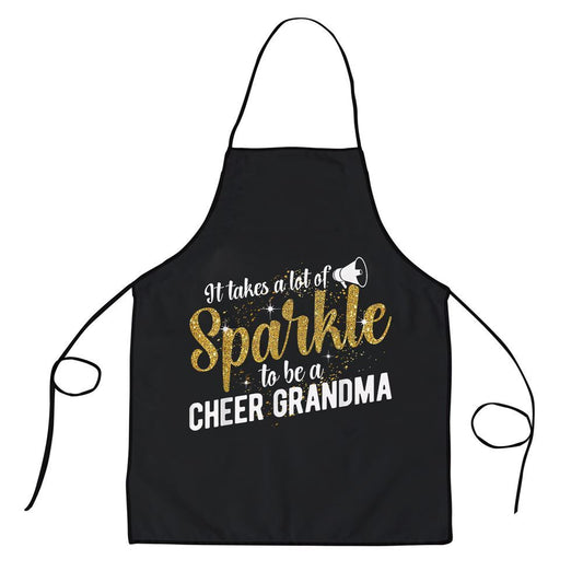 Mother's Day Apron, To Be A Cheer Grandma Of A Cheerleader Grandmother Apron, Mom Gift, Mother's Day Gift, Funny Apron For Women
