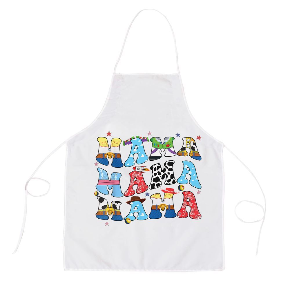 Mother's Day Apron, Toy Funny Story Mama Boy Mom Mothers Day Tee For Womens Apron, Mom Gift, Mother's Day Gift, Funny Apron For Women
