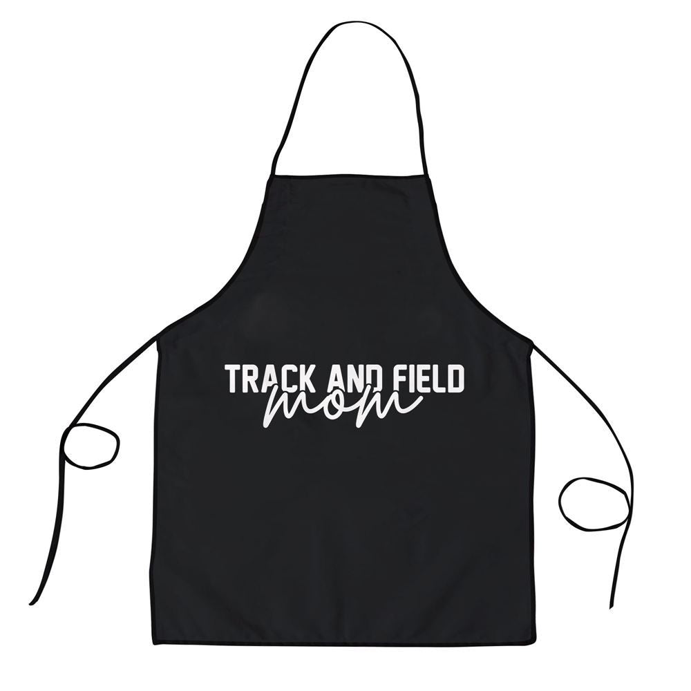 Mother's Day Apron, Track And Field Mom For Mom For Mothers Day Apron, Mom Gift, Mother's Day Gift, Funny Apron For Women