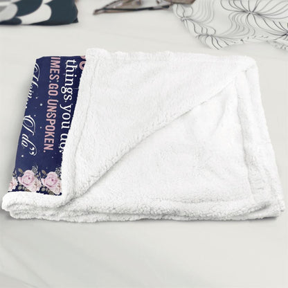 Mother's Day Blanket For Mom Day By Day You Mean More To Me Blanket From Son, Birthday Gift