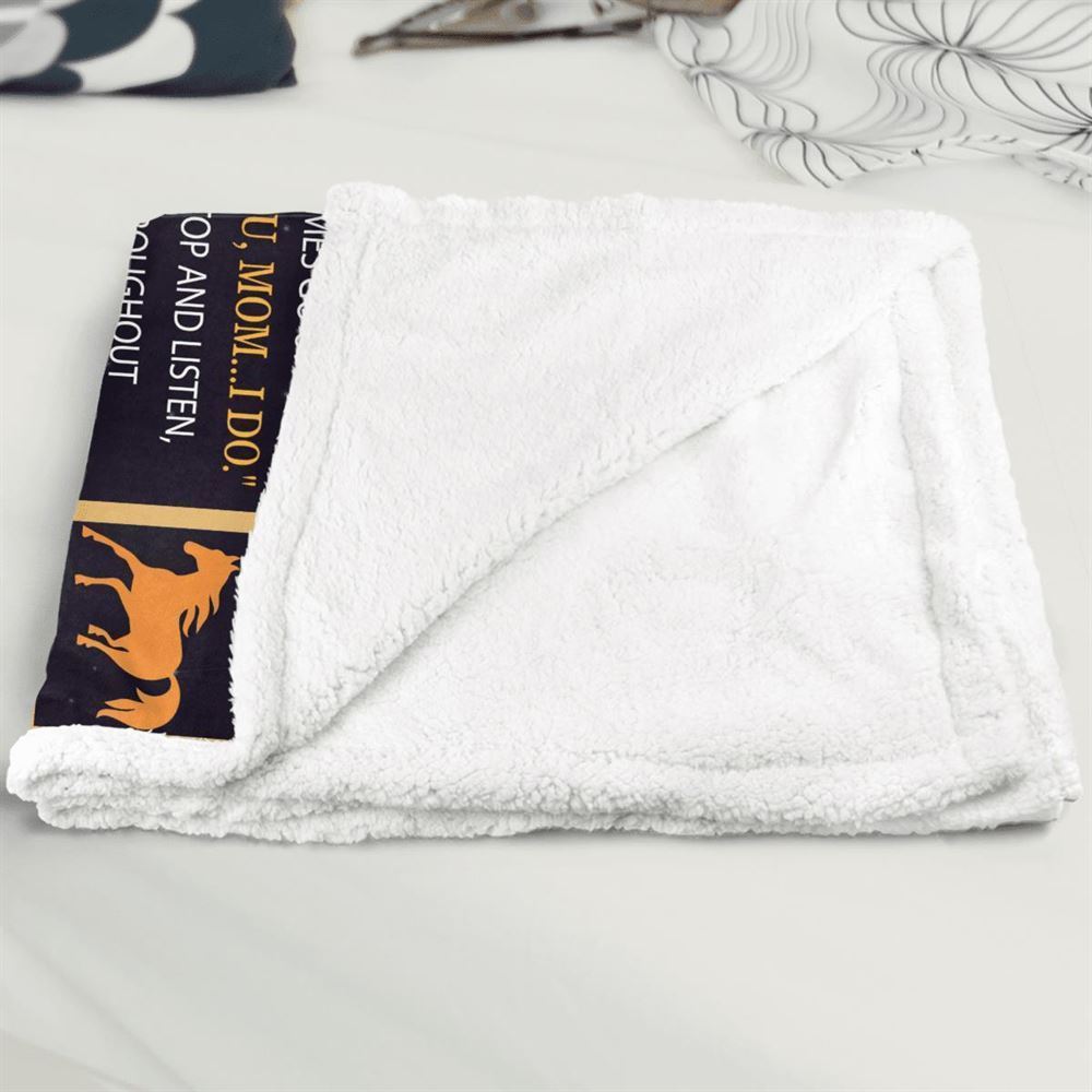Mother's Day Blanket For Mom For All The Times That I Forgot To Thank You Blanket Horse Blanket, Birthday Gift