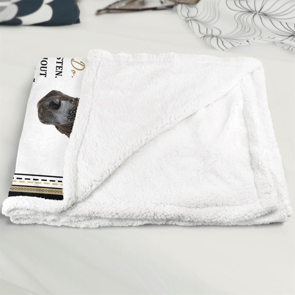 Mother's Day Blanket For Mom For All The Times That I Forgot To Thank You Horse Blanket From Daughter, Birthday Gift