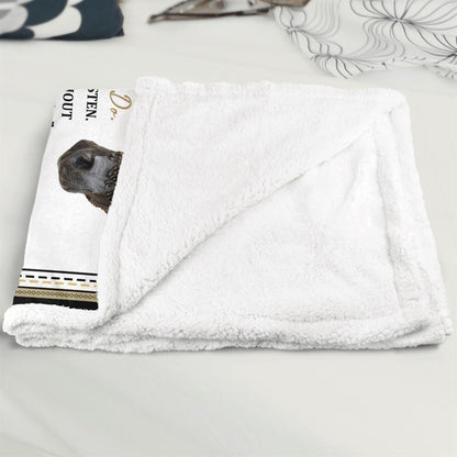 Mother's Day Blanket For Mom For All The Times That I Forgot To Thank You Horse Blanket From Daughter, Birthday Gift