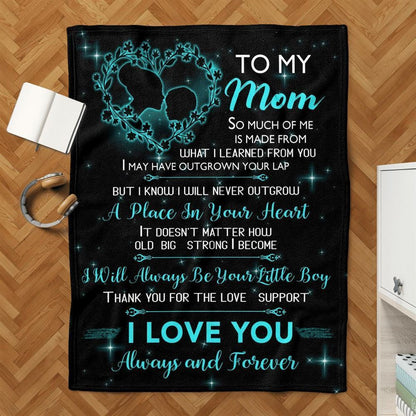 Mother's Day Blanket For Mom I Love You Forever And Always Blanket, Birthday Gift