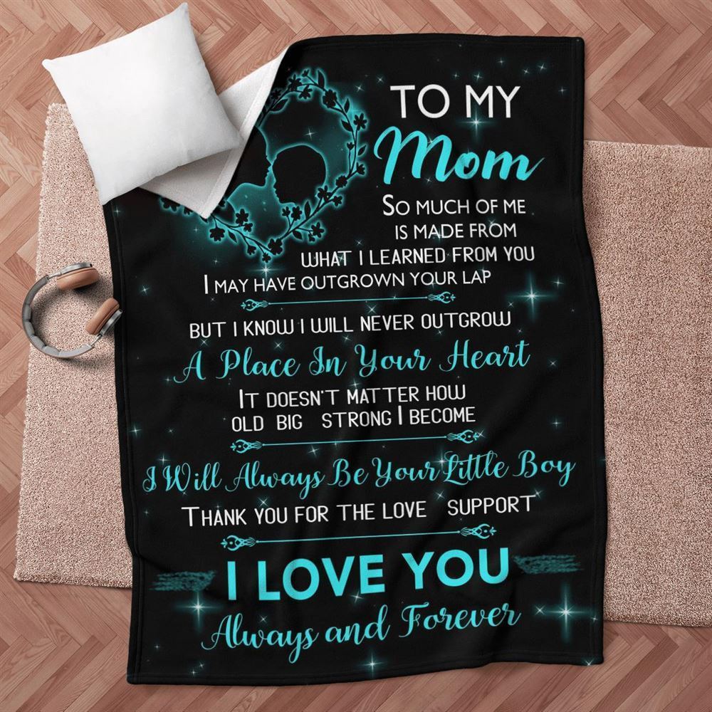 Mother's Day Blanket For Mom I Love You Forever And Always Blanket, Birthday Gift
