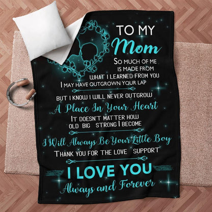 Mother's Day Blanket For Mom I Love You Forever And Always Blanket, Birthday Gift