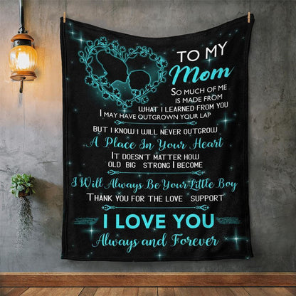 Mother's Day Blanket For Mom I Love You Forever And Always Blanket, Birthday Gift