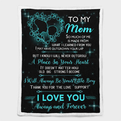 Mother's Day Blanket For Mom I Love You Forever And Always Blanket, Birthday Gift