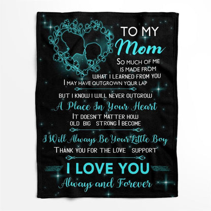 Mother's Day Blanket For Mom I Love You Forever And Always Blanket, Birthday Gift