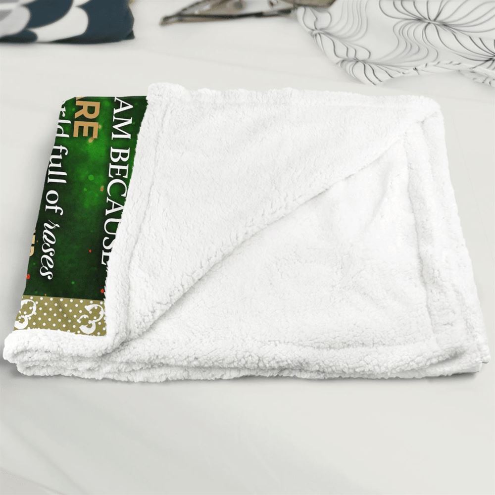 Mother's Day Blanket For Mom I Love You With All My Heart Blanket From Son, Birthday Gift