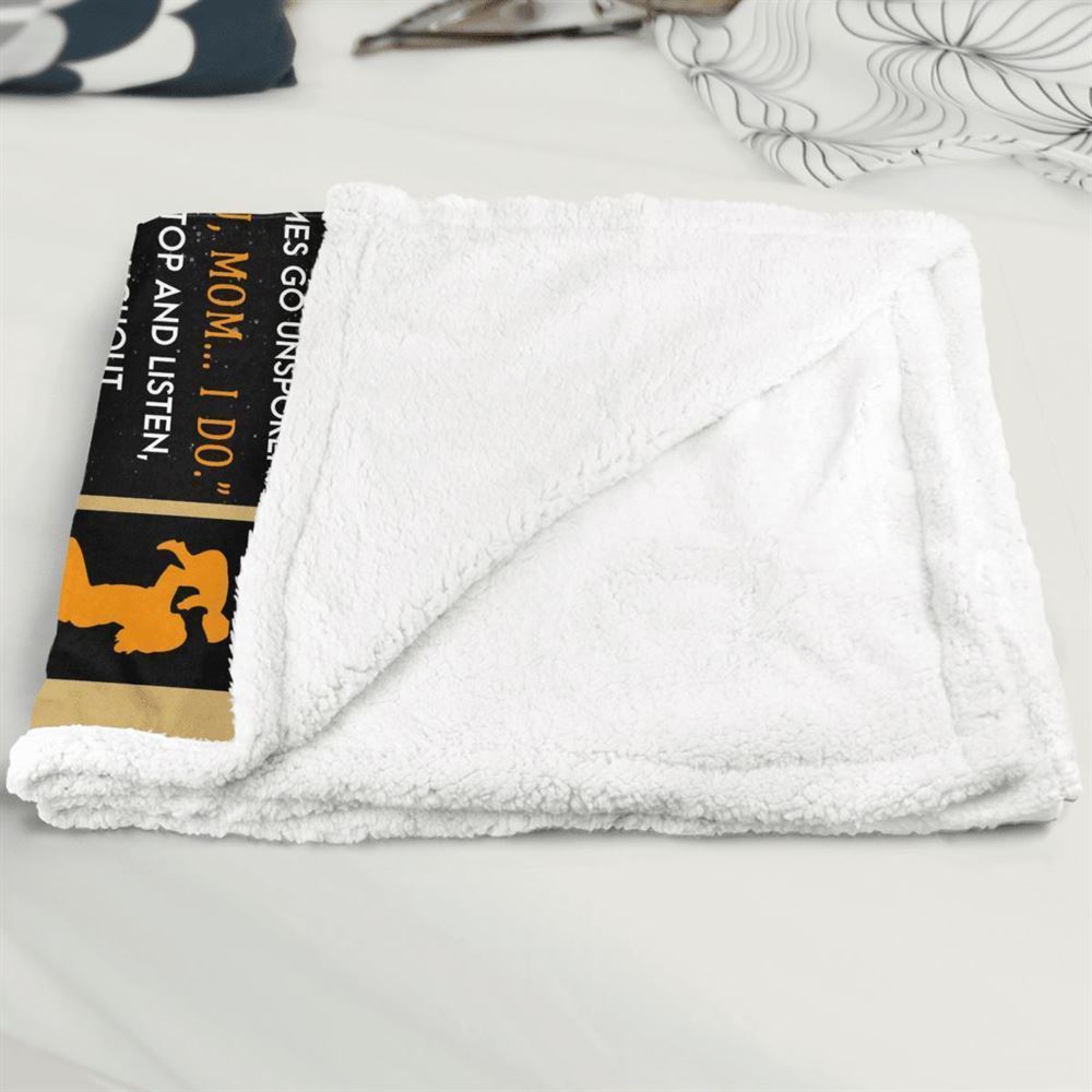 Mother's Day Blanket For Mom I Need To Say I Love You Mom Blanket From Son, Birthday Gift