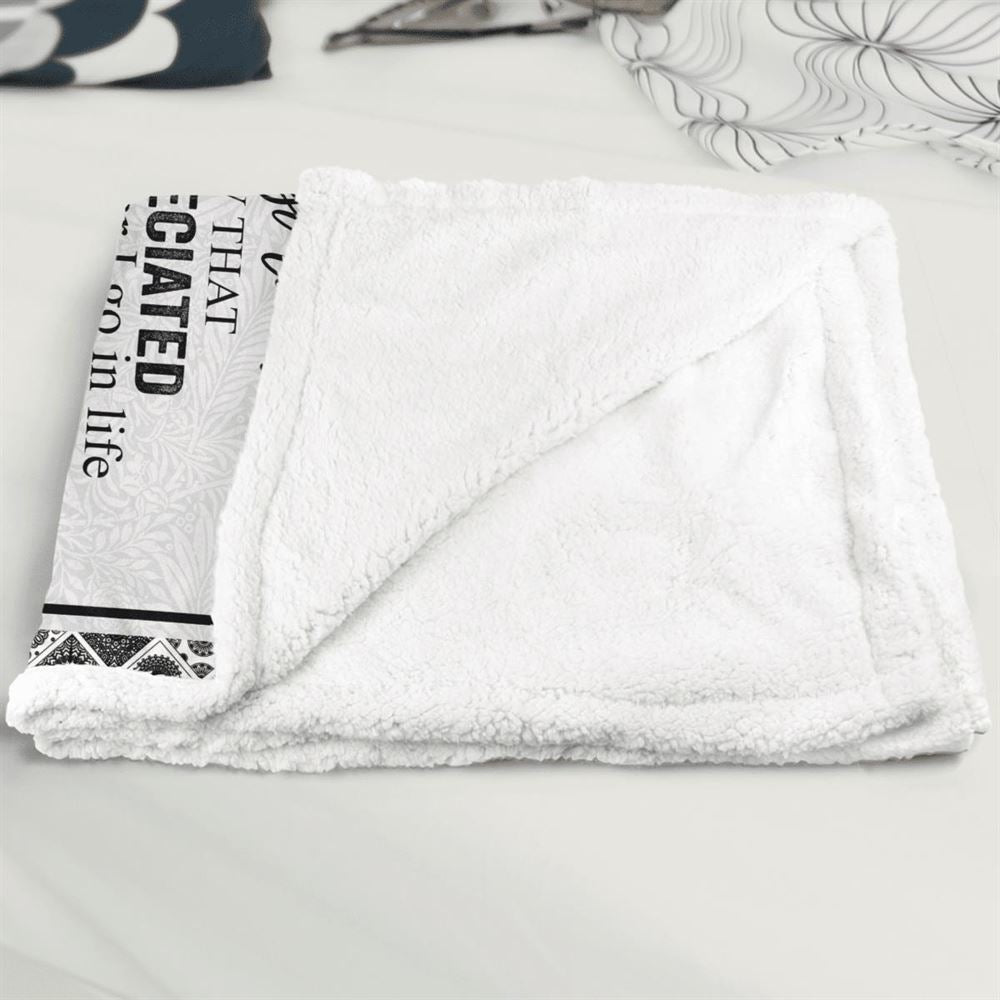 Mother's Day Blanket For Mom It'S Not Easy For A Woman To Raise A Man Blanket, Birthday Gift