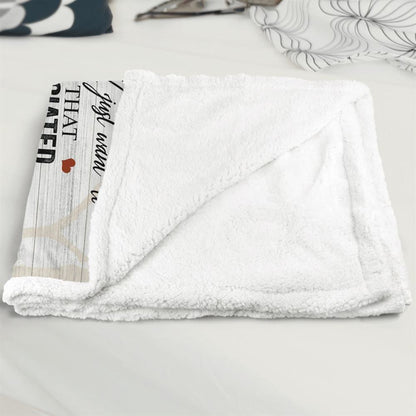 Mother's Day Blanket For Mom It'S Not Easy For A Woman To Raise A Man Blanket From Son, Birthday Gift