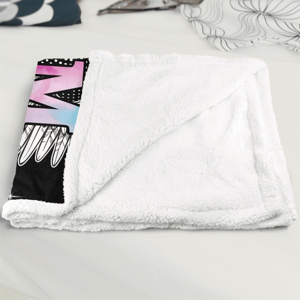 Mother's Day Blanket For Mom Memorial Blanket All I Want Is For My Mom In Heaven Know I Love And Miss Her Blanket, Birthday Gift