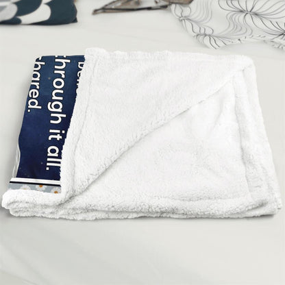 Mother's Day Blanket For Mom Mother Thanks For Believing In Me Horse Blanket From Daughter, Birthday Gift