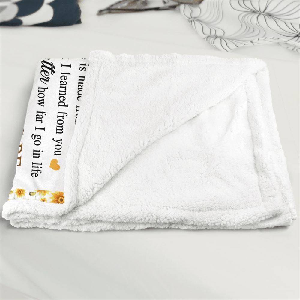 Mother's Day Blanket For Mom Thanks For The Sacrifices You Make Every Day Blanket, Birthday Gift