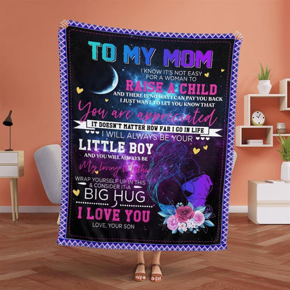 Mother's Day Blanket For Mom You Will Always Loving Mother Blanket, Birthday Gift