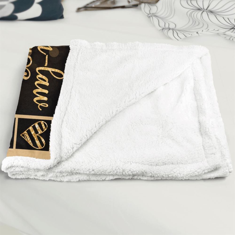 Mother's Day Blanket For Mother-In-Law I Am Blessed To Have You In My Life Blanket Mother-In-Law, Birthday Gift