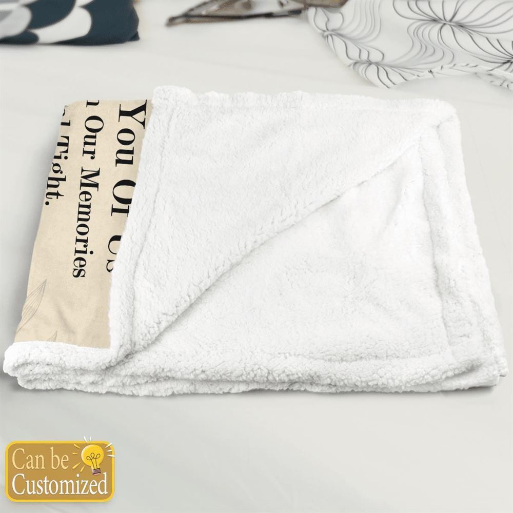 Mother's Day Personalized Blanket For Nana This Blanket Will Always Remind You Of Us Blanket Gift For Grandma, Birthday Gift