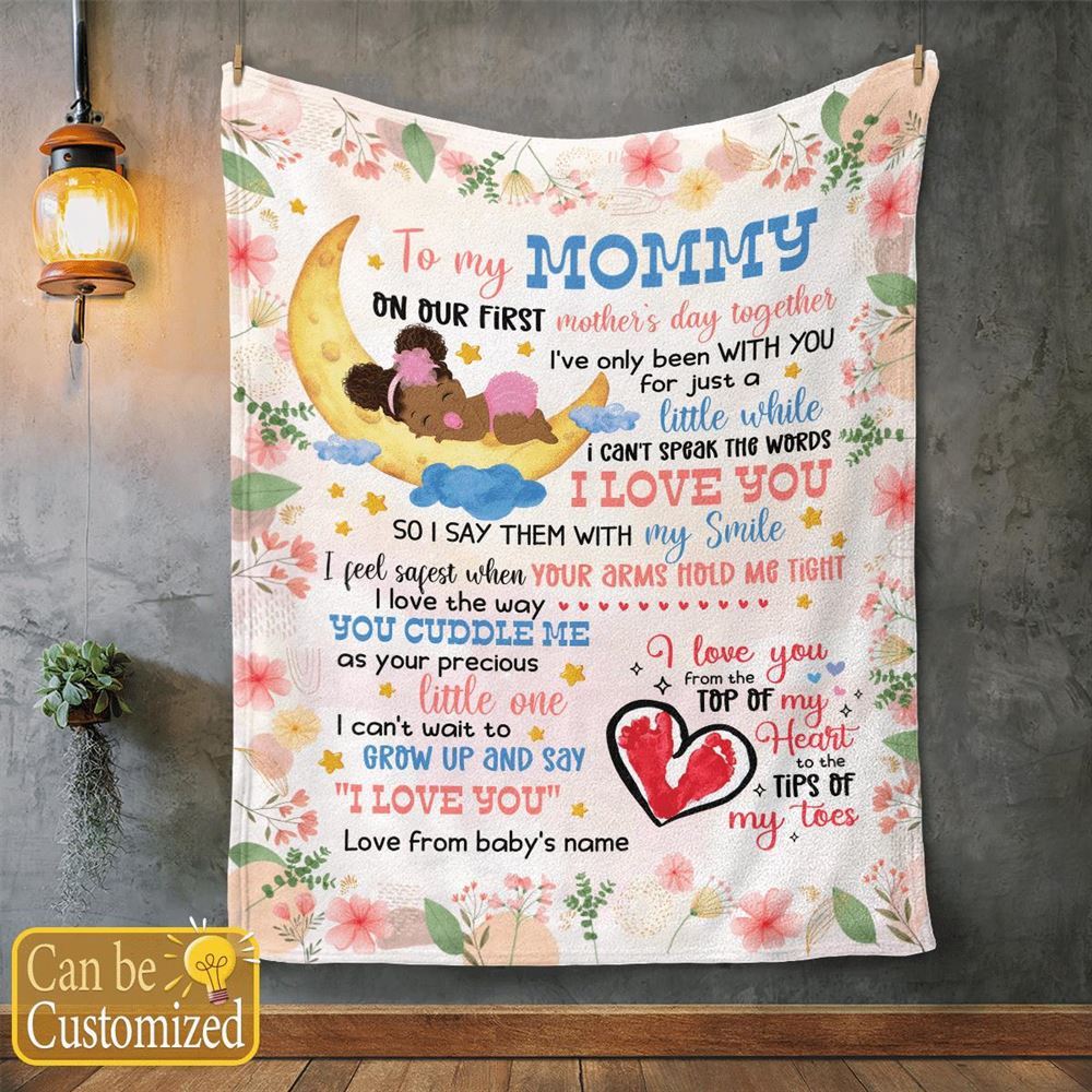 Mother's Day Personalized Gift For New Mom Blanket I'Ve Only Been With You For Just A Little While Blanket Mommy First, Birthday Gift
