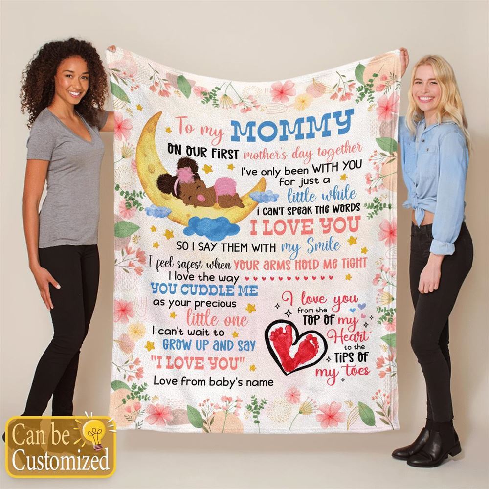 Mother's Day Personalized Gift For New Mom Blanket I'Ve Only Been With You For Just A Little While Blanket Mommy First, Birthday Gift