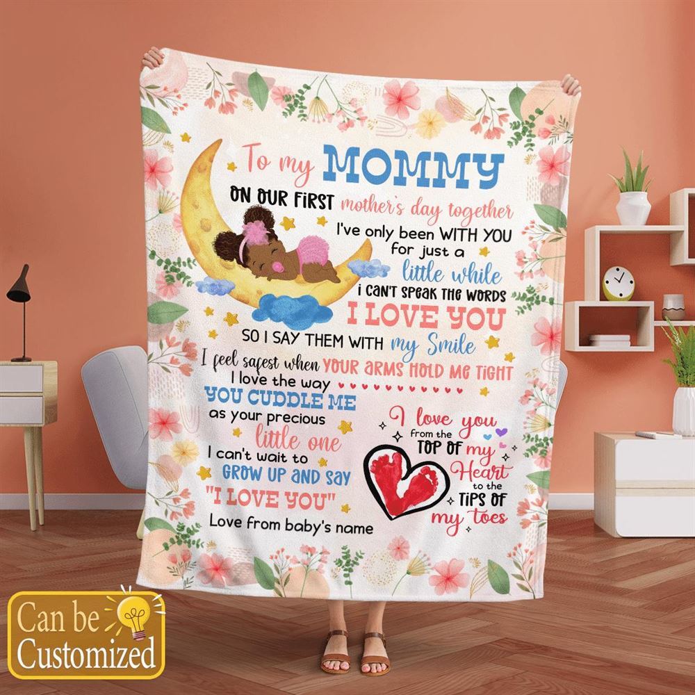 Mother's Day Personalized Gift For New Mom Blanket I'Ve Only Been With You For Just A Little While Blanket Mommy First, Birthday Gift