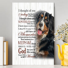 Load image into Gallery viewer, Mountain Dog I Thought Of You Today Canvas Wall Art - Christian Wall Canvas - Religious Canvas Prints
