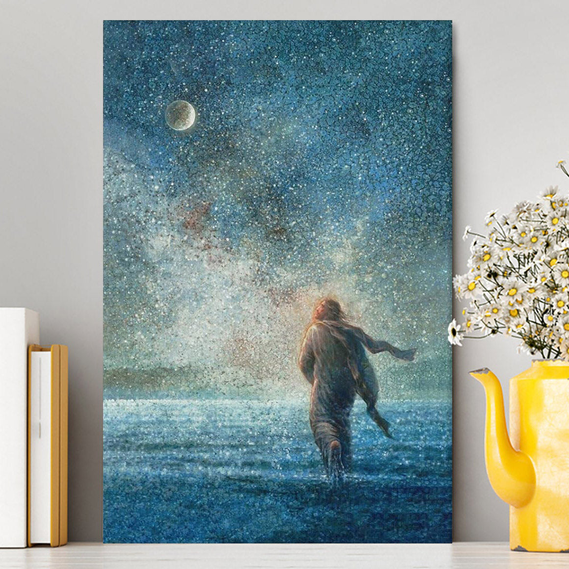My Father's Creations Jesus And The Night Canvas Prints - Jesus Christ Canvas Art - Christian Wall Decor