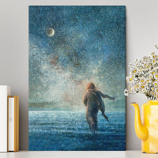 My Father's Creations Jesus And The Night Canvas Prints - Jesus Christ Canvas Art - Christian Wall Decor